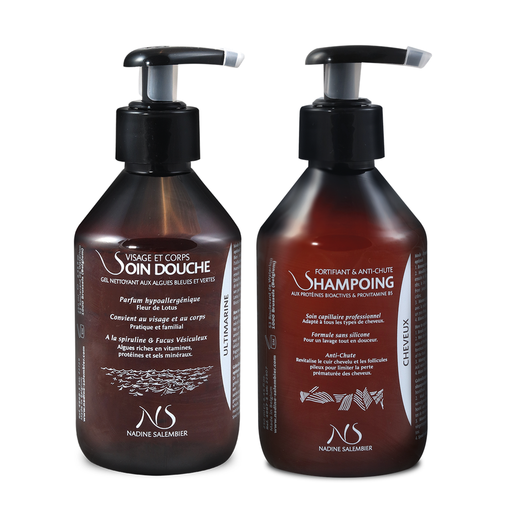 ​DUO Soin Douche + Shampoing Fortifiant